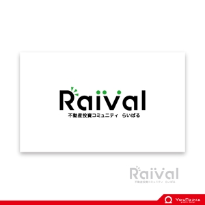 YouTopia (Utopia)さんの不動産コミュニティサイト「RAIVAL」のロゴへの提案