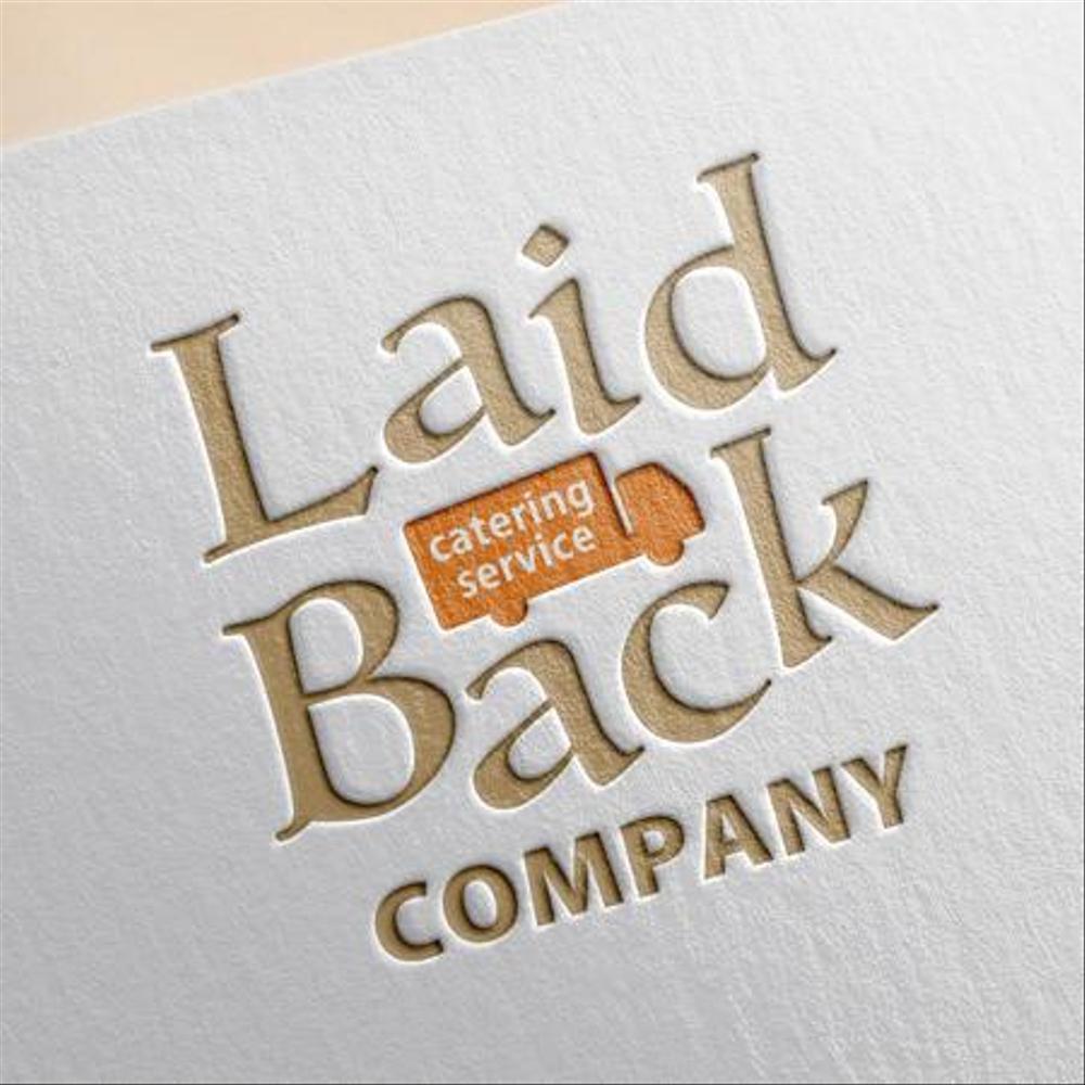 ケータリングサービス「LAIDBACK COMPANY」のロゴ