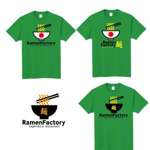 Hagemin (24tara)さんの体験型ラーメン店「Ramen Factory」のロゴデザインへの提案