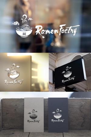 YOO GRAPH (fujiseyoo)さんの体験型ラーメン店「Ramen Factory」のロゴデザインへの提案