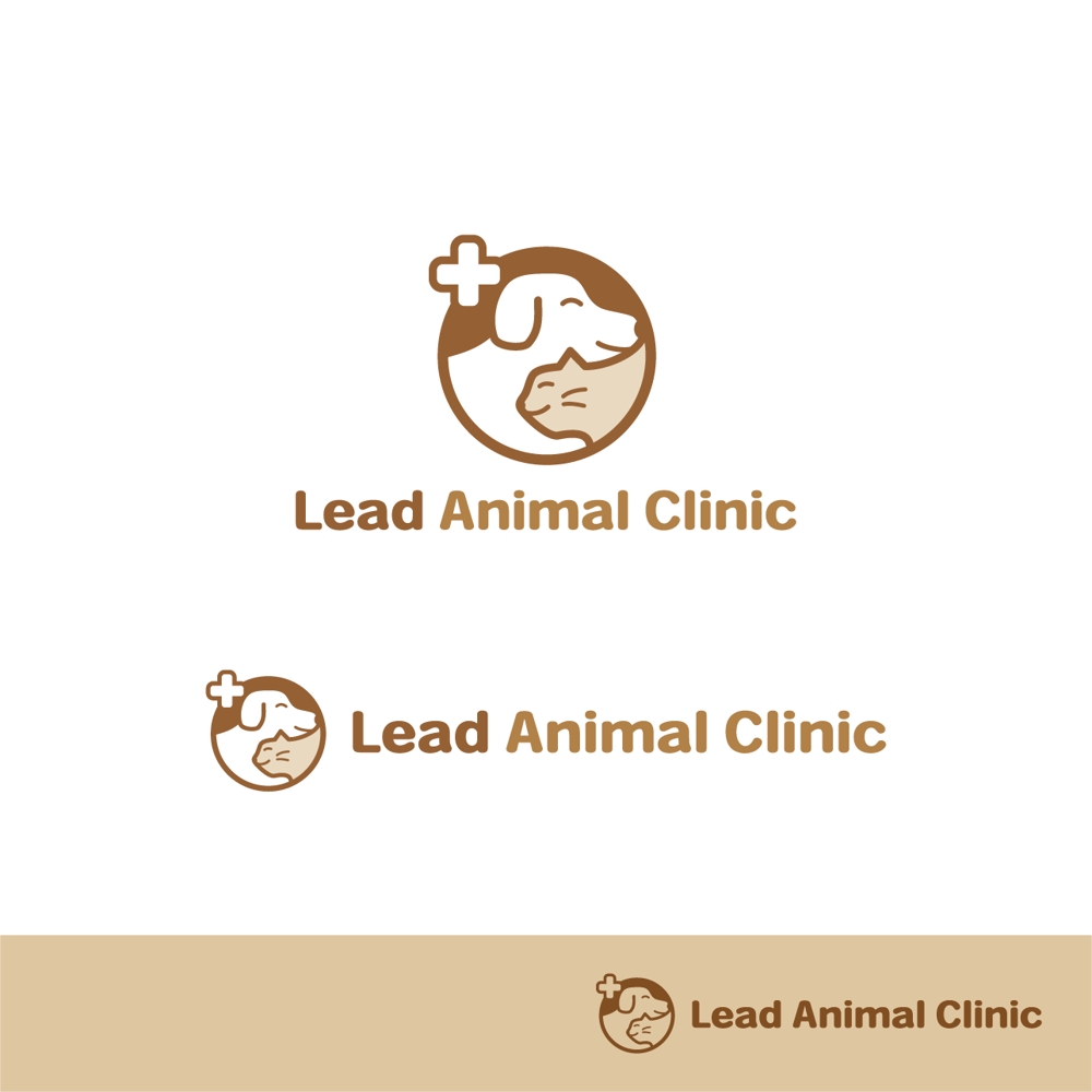 動物病院　「リード動物病院」の　ロゴ