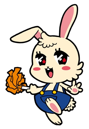ふぃっしゅ (fish_1009)さんのウサギのキャラクターデザインへの提案