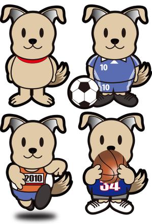 Big moon design (big-moon)さんのスポーツポータルサイトのキャラクター作成への提案