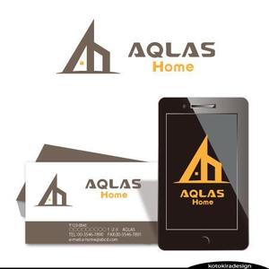 K-Design (kotokiradesign)さんの建設会社　新築事業部『ＡＱＬＡＳ Ｈｏｍｅ』のロゴへの提案