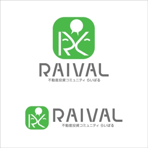 nori_ ()さんの不動産コミュニティサイト「RAIVAL」のロゴへの提案