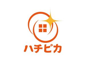 日和屋 hiyoriya (shibazakura)さんの家事代行サービス「ハチピカ」のロゴ制作への提案