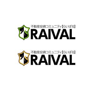 taguriano (YTOKU)さんの不動産コミュニティサイト「RAIVAL」のロゴへの提案