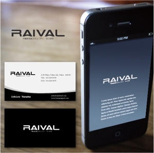 drkigawa (drkigawa)さんの不動産コミュニティサイト「RAIVAL」のロゴへの提案