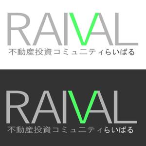 mayakan (mayakan)さんの不動産コミュニティサイト「RAIVAL」のロゴへの提案