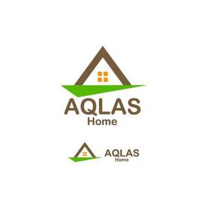 大小 (yumikayoo)さんの建設会社　新築事業部『ＡＱＬＡＳ Ｈｏｍｅ』のロゴへの提案