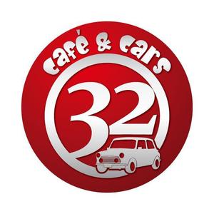 j-design (j-design)さんの新規Open飲食店カフェダイニング「café&cars 32」のロゴへの提案