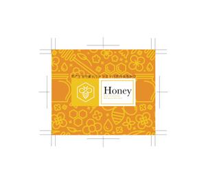 yamaumi (yamaumi)さんの「グアテマラ産ハリナシミツバチのはちみつ」に貼付するラベルシールのデザインへの提案