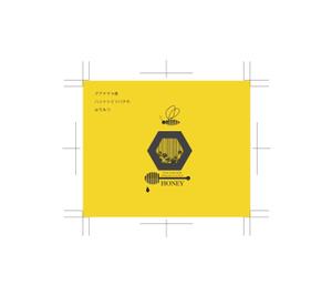 yamaumi (yamaumi)さんの「グアテマラ産ハリナシミツバチのはちみつ」に貼付するラベルシールのデザインへの提案