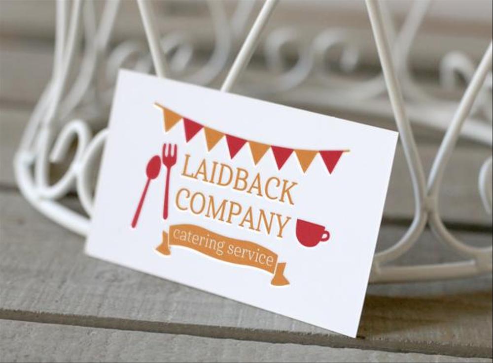 ケータリングサービス「LAIDBACK COMPANY」のロゴ