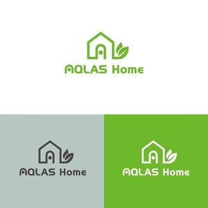  nobuworks (nobuworks)さんの建設会社　新築事業部『ＡＱＬＡＳ Ｈｏｍｅ』のロゴへの提案