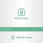 昂倭デザイン (takakazu_seki)さんの建設会社　新築事業部『ＡＱＬＡＳ Ｈｏｍｅ』のロゴへの提案