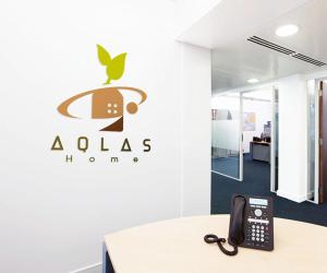 nishikura-t (nishikura-t)さんの建設会社　新築事業部『ＡＱＬＡＳ Ｈｏｍｅ』のロゴへの提案