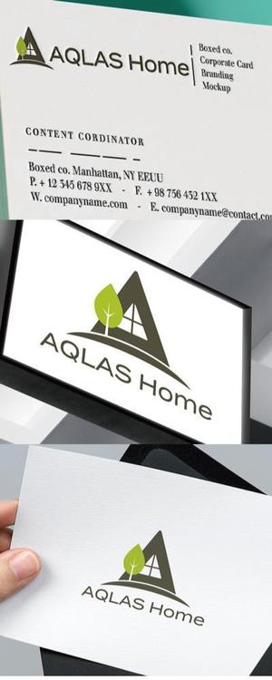 cozzy (cozzy)さんの建設会社　新築事業部『ＡＱＬＡＳ Ｈｏｍｅ』のロゴへの提案