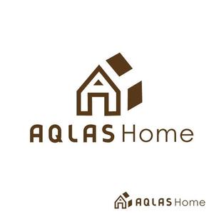 SPELL (spell_aki)さんの建設会社　新築事業部『ＡＱＬＡＳ Ｈｏｍｅ』のロゴへの提案