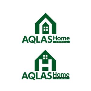 Hagemin (24tara)さんの建設会社　新築事業部『ＡＱＬＡＳ Ｈｏｍｅ』のロゴへの提案