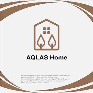 drkigawa (drkigawa)さんの建設会社　新築事業部『ＡＱＬＡＳ Ｈｏｍｅ』のロゴへの提案