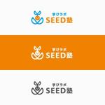 shirokuma_design (itohsyoukai)さんの学習塾「学びラボ　SEED塾」のロゴへの提案