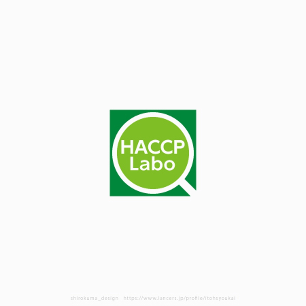食品衛生管理であるHACCPの解説サイト「HACCP Labo」のロゴ