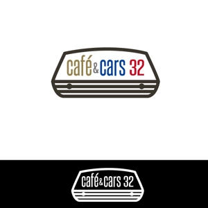 OTO dESIGN (otodesign)さんの新規Open飲食店カフェダイニング「café&cars 32」のロゴへの提案