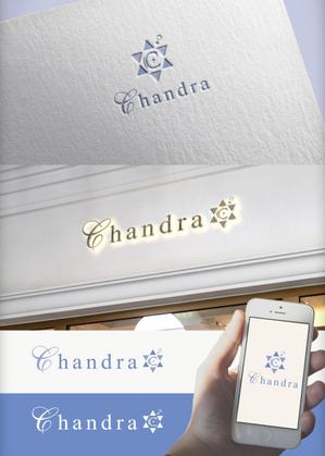 p ()さんの占いサイト「Chandra」のロゴへの提案