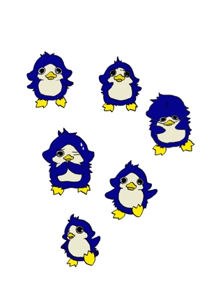 powa001さんのカメかペンギンのキャラクターデザインへの提案