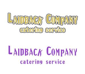 ぽんぽん (haruka322)さんのケータリングサービス「LAIDBACK COMPANY」のロゴへの提案