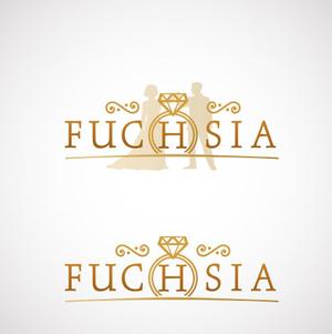 hiromiz (hirotomiz)さんの結婚指輪サイト「FUCHSIA」のロゴへの提案