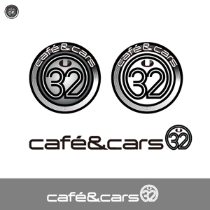 50nokaze (50nokaze)さんの新規Open飲食店カフェダイニング「café&cars 32」のロゴへの提案