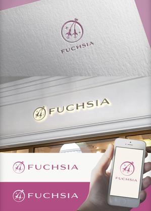 p ()さんの結婚指輪サイト「FUCHSIA」のロゴへの提案