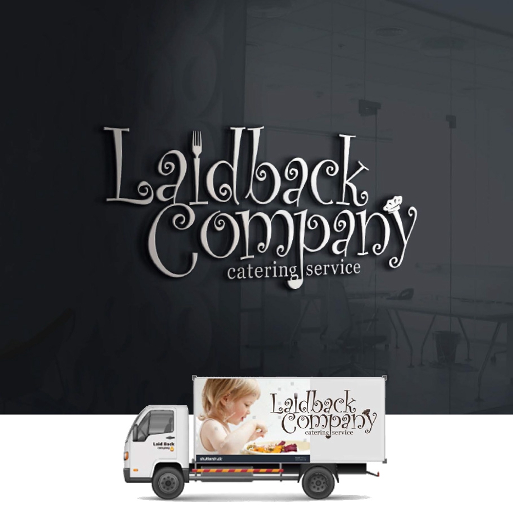 ケータリングサービス「LAIDBACK COMPANY」のロゴ