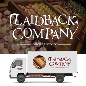 らび★ (USAKAME)さんのケータリングサービス「LAIDBACK COMPANY」のロゴへの提案