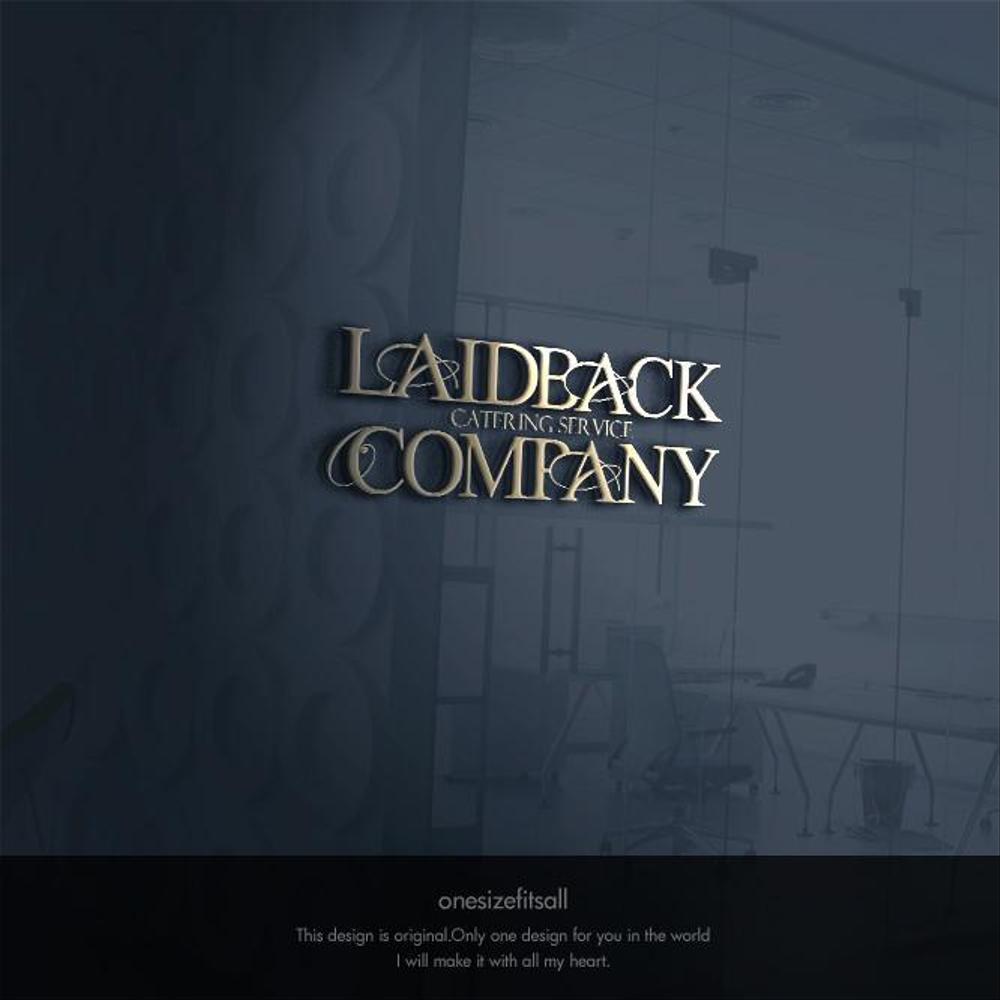 ケータリングサービス「LAIDBACK COMPANY」のロゴ