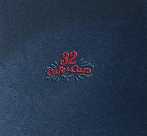 ブルー510 (blue510)さんの新規Open飲食店カフェダイニング「café&cars 32」のロゴへの提案