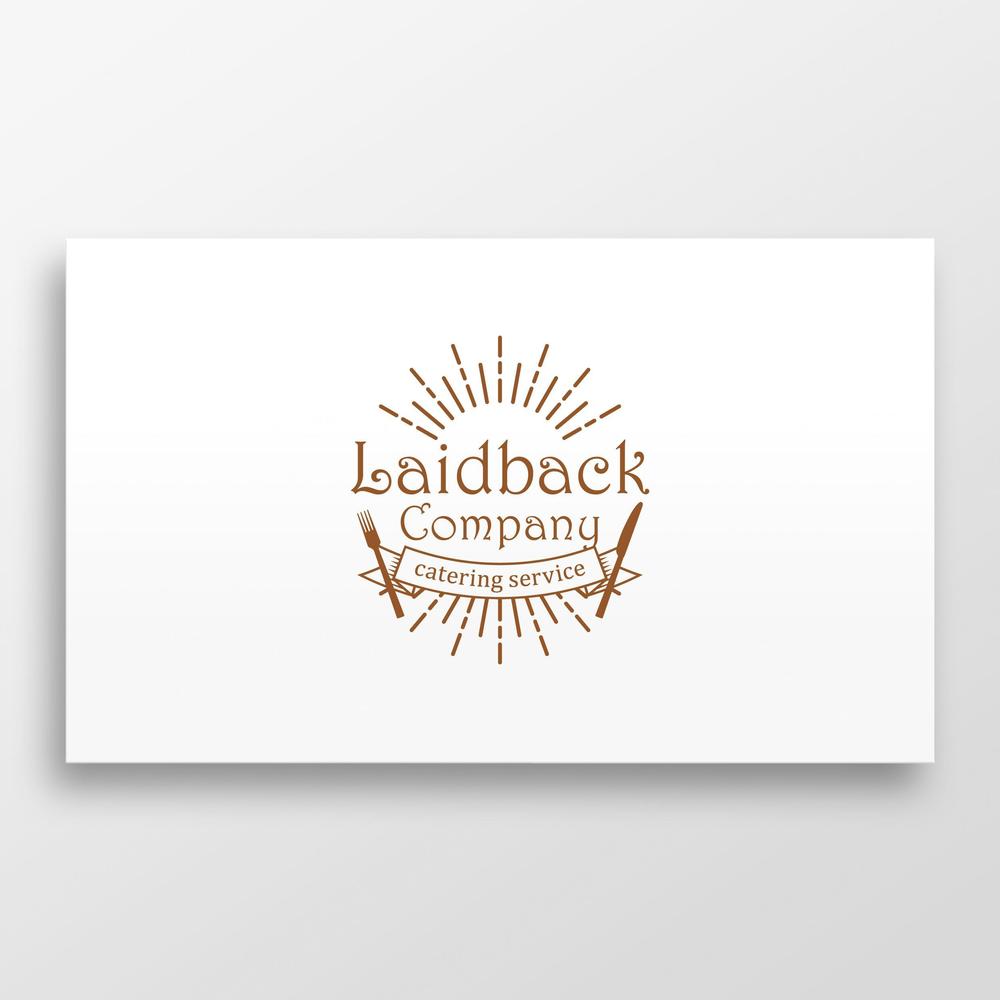 ケータリングサービス「LAIDBACK COMPANY」のロゴ