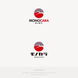 onesize fit’s all (onesizefitsall)さんの新会社設立「株式会社モノカラ」のロゴ作成依頼への提案