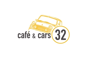 sonas (sonas)さんの新規Open飲食店カフェダイニング「café&cars 32」のロゴへの提案