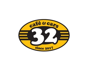 STUDIO LIBERTY (STUDIO-LIBERTY)さんの新規Open飲食店カフェダイニング「café&cars 32」のロゴへの提案