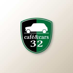 happywave (happywave)さんの新規Open飲食店カフェダイニング「café&cars 32」のロゴへの提案
