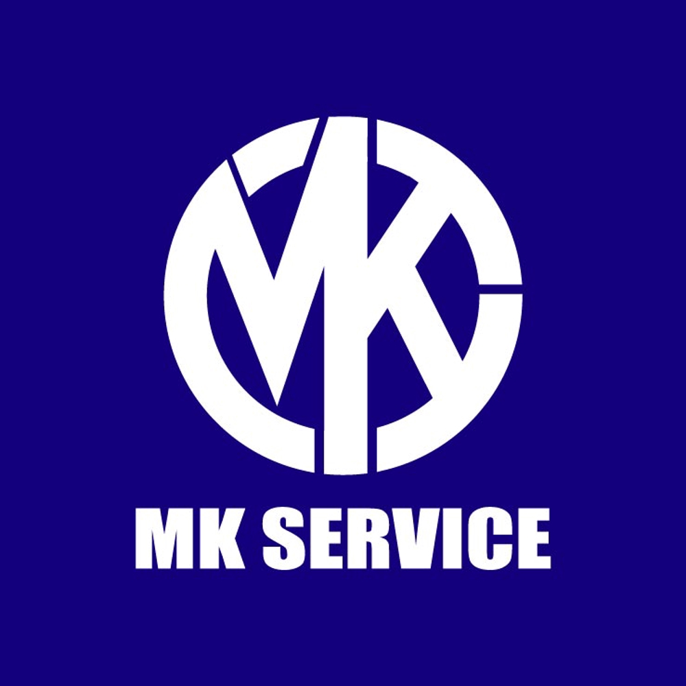 自動車販売店「MKサービス」のロゴ