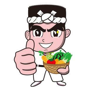 かものはしチー坊 (kamono84)さんの野菜を販売する会社のキャラクター（八百屋の大将のようなイメージ）制作をお願いします。への提案