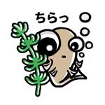 sayadraさんのめだかのLINEスタンプ作成への提案