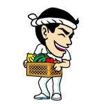 うさぎいち (minagirura27)さんの野菜を販売する会社のキャラクター（八百屋の大将のようなイメージ）制作をお願いします。への提案