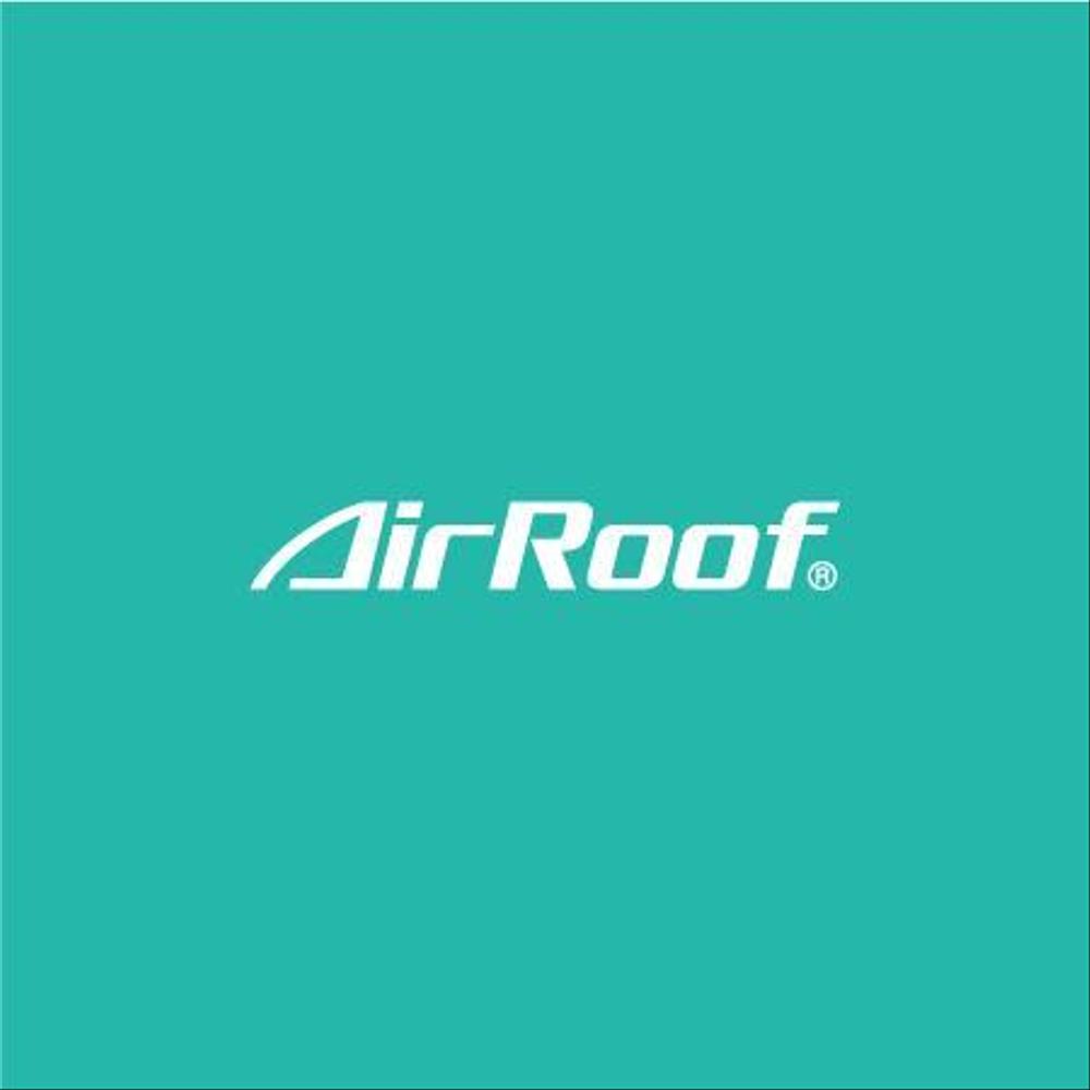 屋根瓦製品の名称「AirRoof」ロゴマークの作成