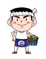 沙 (pentsu)さんの野菜を販売する会社のキャラクター（八百屋の大将のようなイメージ）制作をお願いします。への提案
