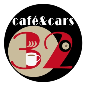 june-sun (june-sun)さんの新規Open飲食店カフェダイニング「café&cars 32」のロゴへの提案